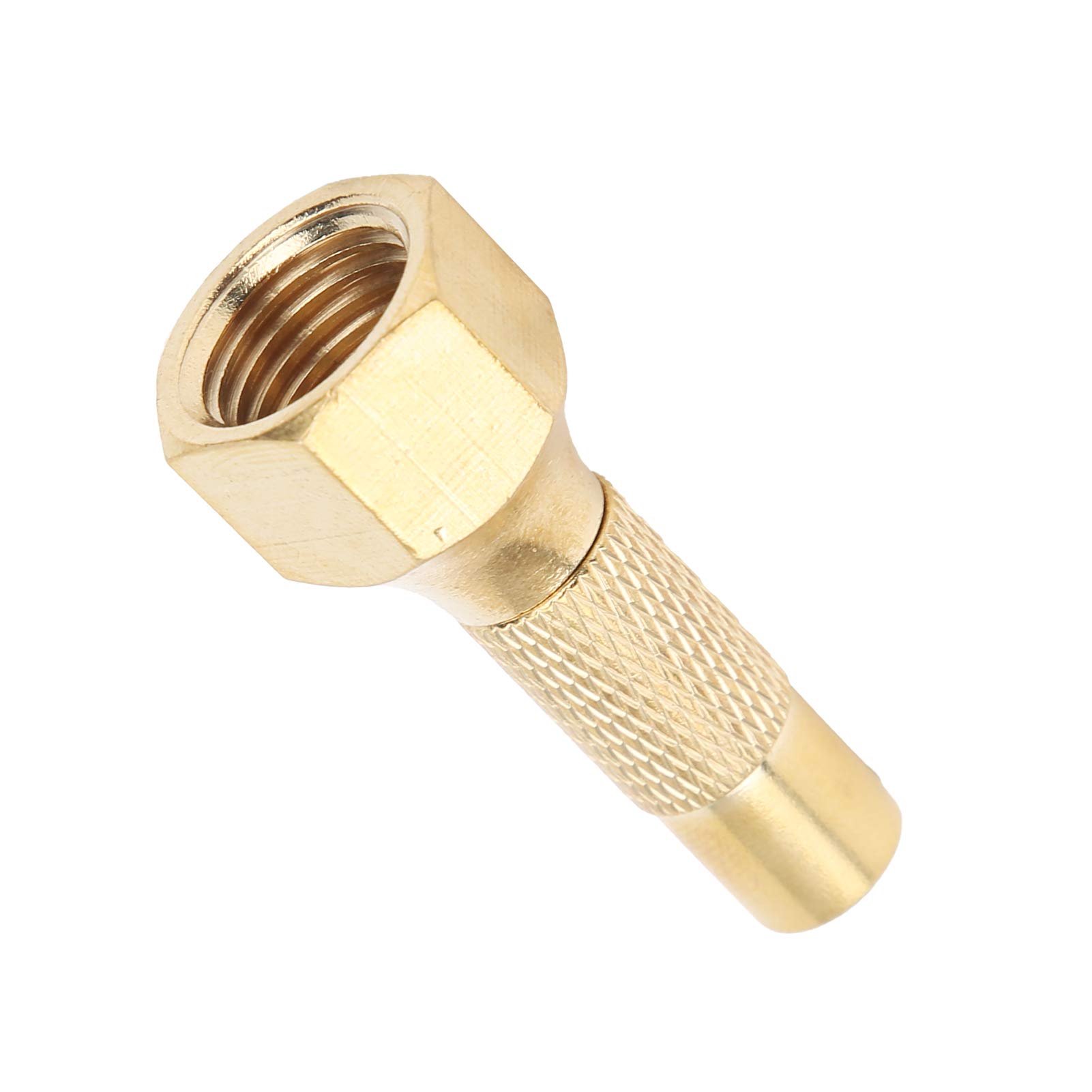 Twist-On Air Chucks Portable Brass Tyre Inflation Valve 1/4in NPT